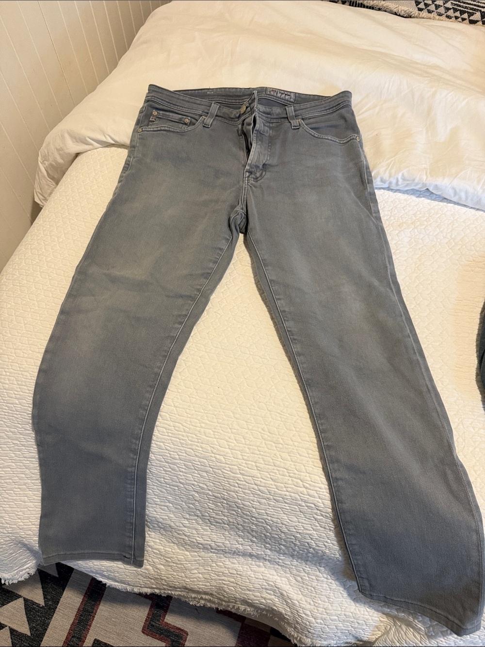 Men's AG Gray Slim Jeans - Classic Everyday Fit